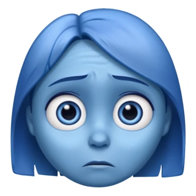Sadness from the Inside Out movie sticker