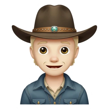 toothless hillbilly dogman wearing a stetson sticker