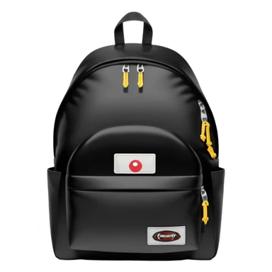 Sac à dos eastpak noir classique  sticker