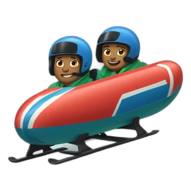 Bobsled sticker