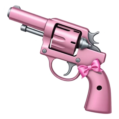 pink pistol with a pink ribbon sticker