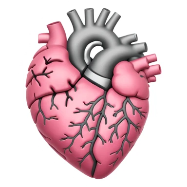 Brain and heart sticker