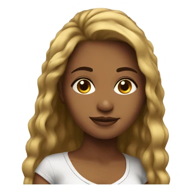 Pretty Colombian girl sticker