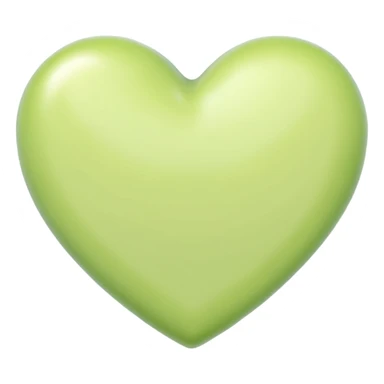 Keylime pastel colored heart sticker