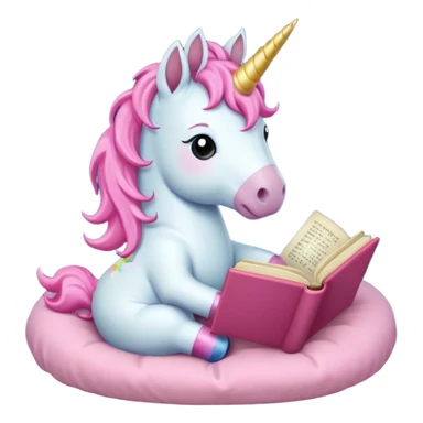 Unicorns read book
A tiny pastel unicorn sitting on a cushion, reading a glowing storybook.











 sticker