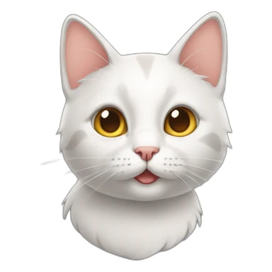 Cat weared classes sticker