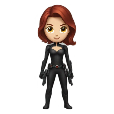black widow sticker