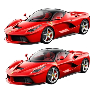 Ferrari LaFerrari - Ferrari (Model Year: 2022) (Iconic colour: Red) sticker