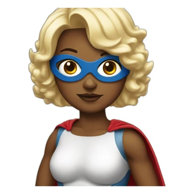 superheroina sticker