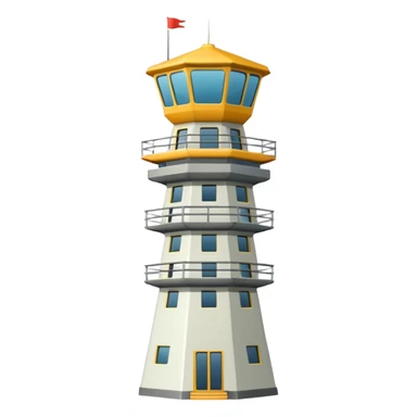 air traffic control tower sticker