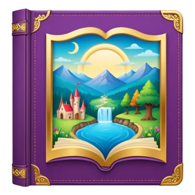 Fairytale book sticker