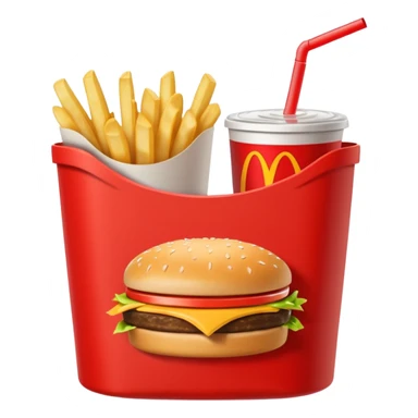 1990’s McDonald’s meal sticker