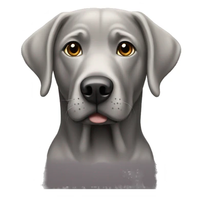Grey Labrador  sticker