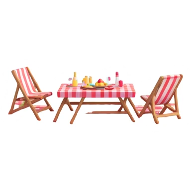 picnic by a peaceful lake sticker