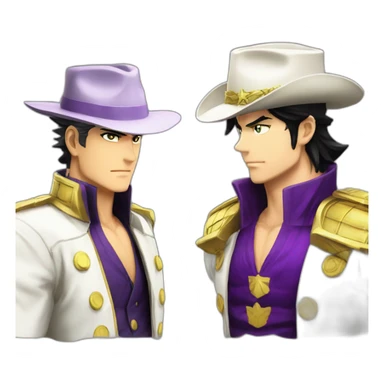 Jotaro and Star platinium sticker