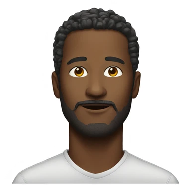 realistic portrait of a man sticker