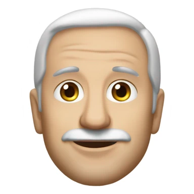 viso di mauro ciuffetti sticker