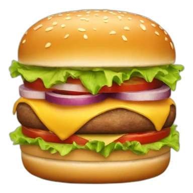burger takeaway sticker