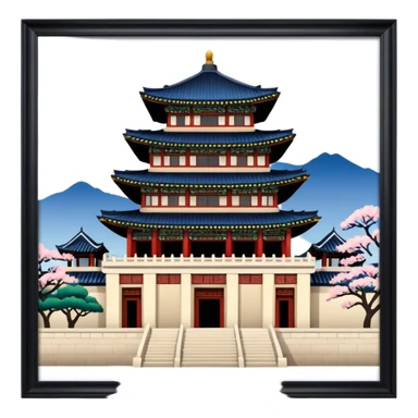 Seoul palace sticker