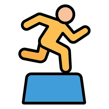 A parkour sticker