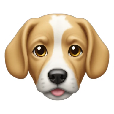 Le chien porte un manteau  sticker