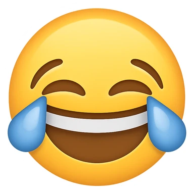 laughing face emoji sticker