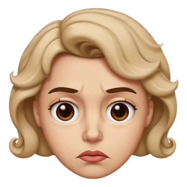 Jealous disgusted look sticker