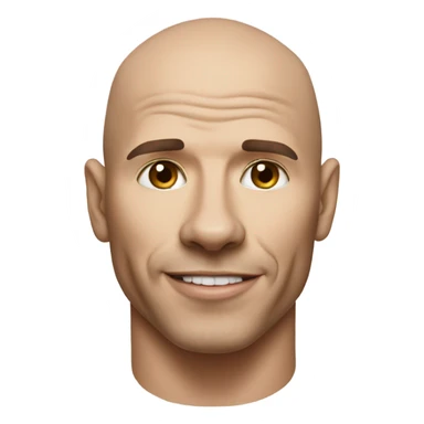 Realistic emoji of the singer Pitbull sticker