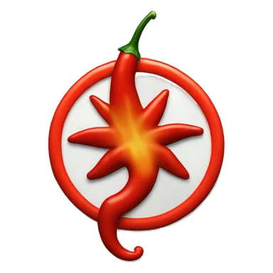 Red hot chili peppers logo  sticker