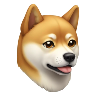Sad Shiba Inu sticker