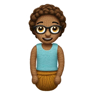 crocheting sticker