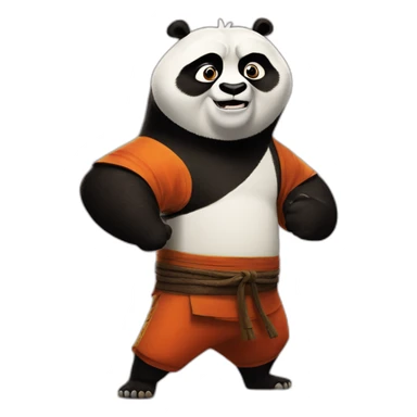 Kung fu panda sticker