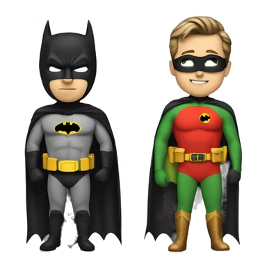 Batman et Robin  sticker