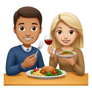 Man eating out woman sticker