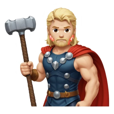 Thor emoji sticker