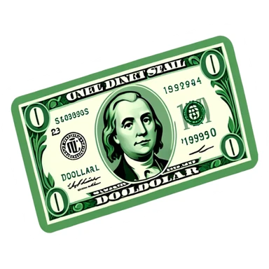 Menga dollar kerak sticker