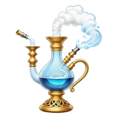 Pot  hookah sticker