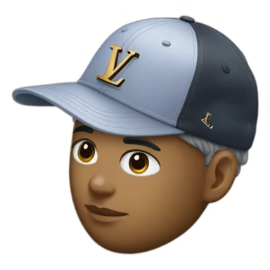 Only Louis Vuitton cap no face sticker