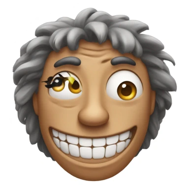 a funny freaky emoji sticker