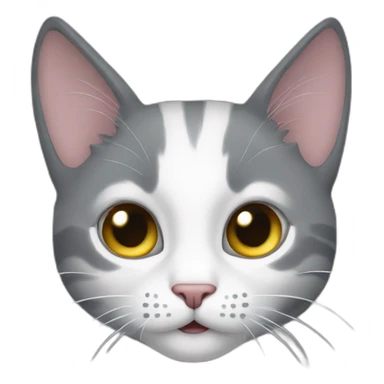 Graue Katze sticker