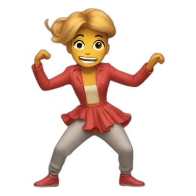 Voguing pose sticker