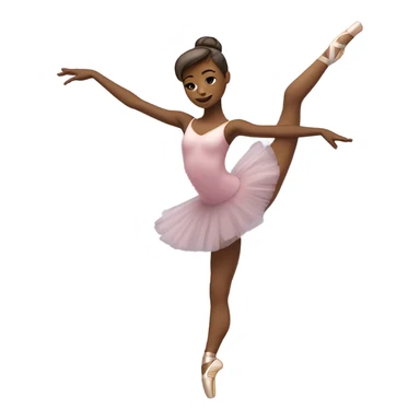 A ballerina showing off her talented reverse back sticker
