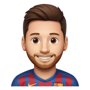 Messi as an emoji sticker