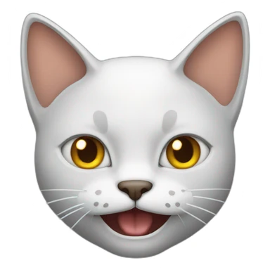cat evil smile sticker