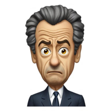 Sarkozy angry sticker