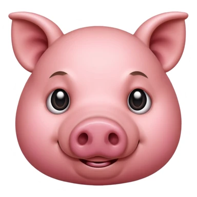 realistic pig sticker