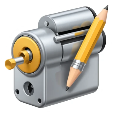 pencil sharpner sticker