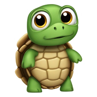 turtle in turtleneck sticker