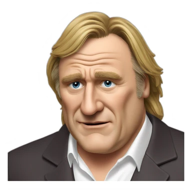 Gérard Depardieu drunk sticker
