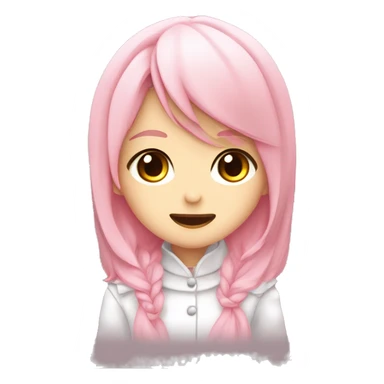 chibi Rehkitzkopf, große Augen, rosa Wangen, süße Gesichtszüge, detailliert, Anime-Stil, --ar 16:9 sticker